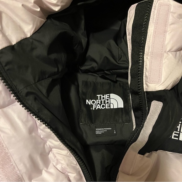 The North Face Womens Himalayan Down Parka Jacket / Lavender Fog / Size L - Picture 4 of 5